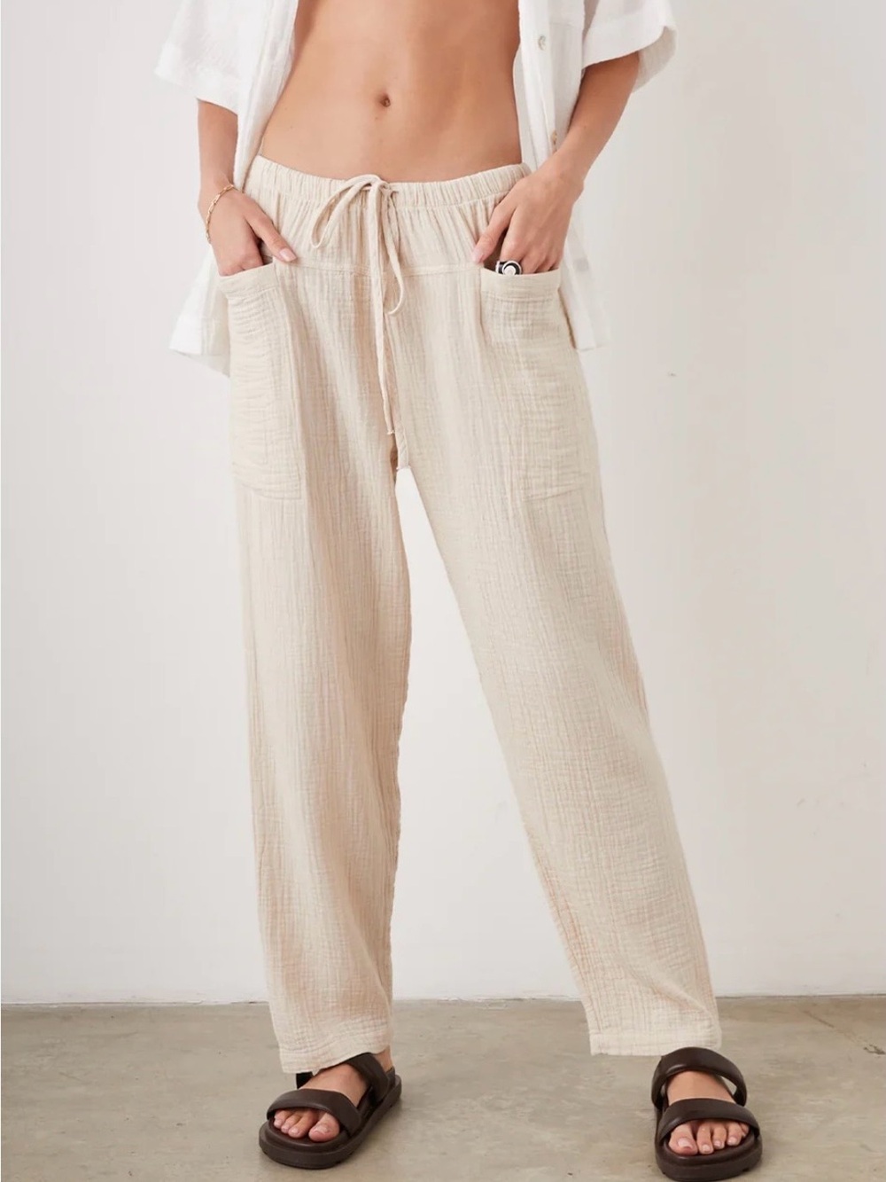 Rails Gauze Darby Pants - Size XS